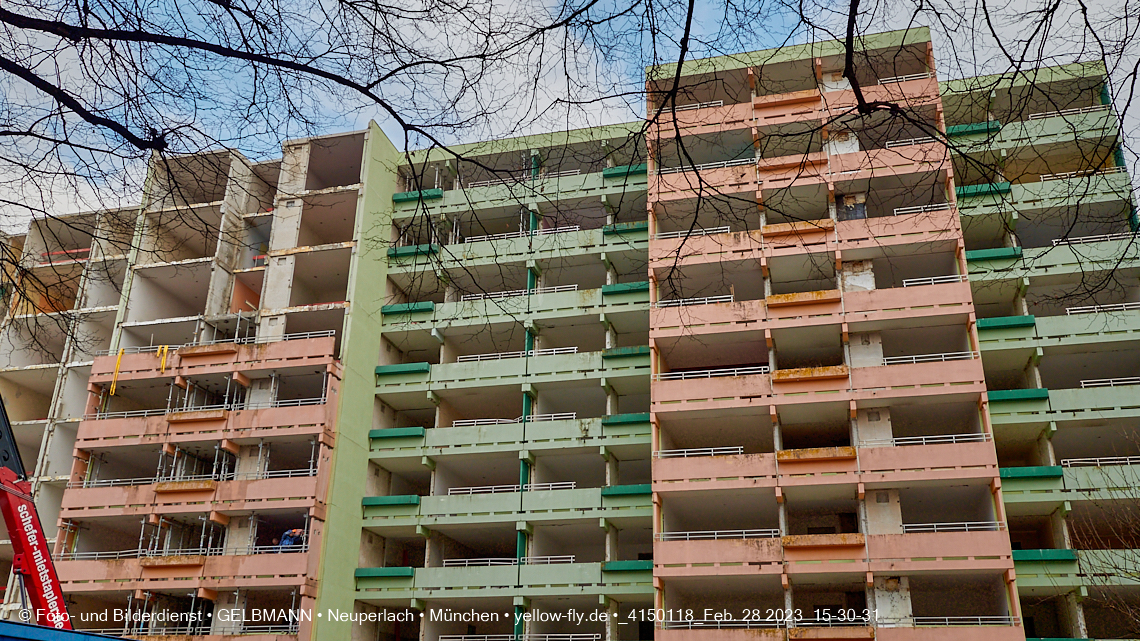 28.02.2023 - Sanierung in der Kurt-Eisner Straße Neuperlach